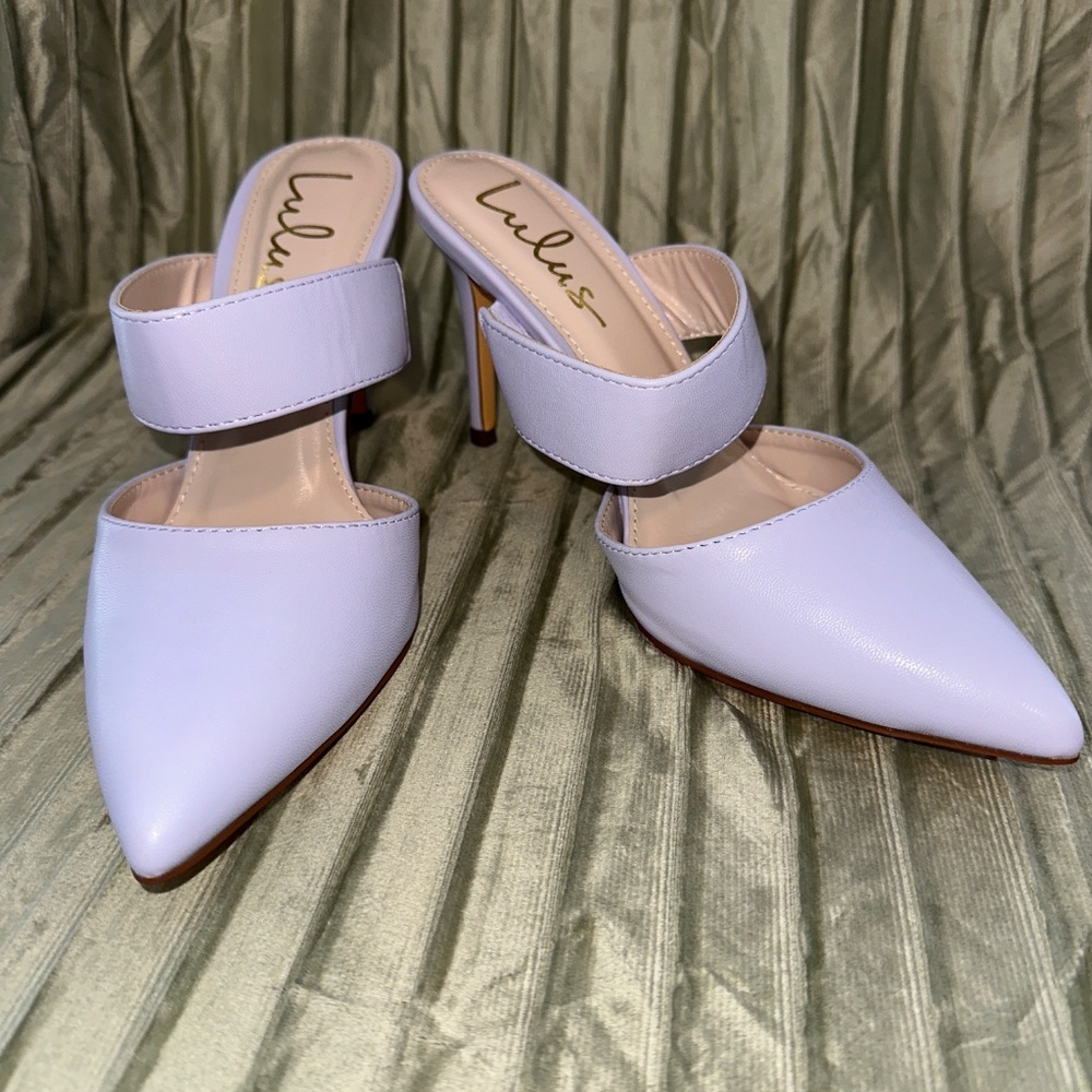 Lulus Heels, Lilac, Size 7, Brand New - Picture 4 of 8